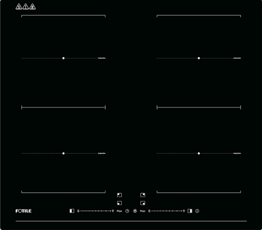 Induction Hob 4 Burner (EIG60410)